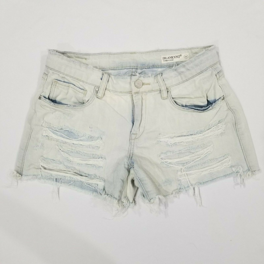 Blank NYC Tomboy Denim Jean Shorts Sunbaked